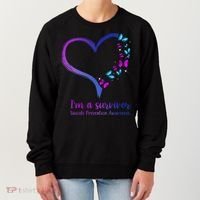 I'm A Survivor Suicide Prevention Awareness Women's Sweatshirt thumb 0