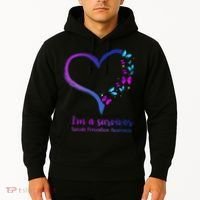 I'm A Survivor Suicide Prevention Awareness Hoodie thumb 2