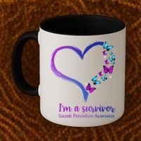 I'm A Survivor Suicide Prevention Awareness Coffee Mug thumb 2