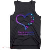 I'm A Survivor Suicide Prevention Awareness Tank Top thumb 0