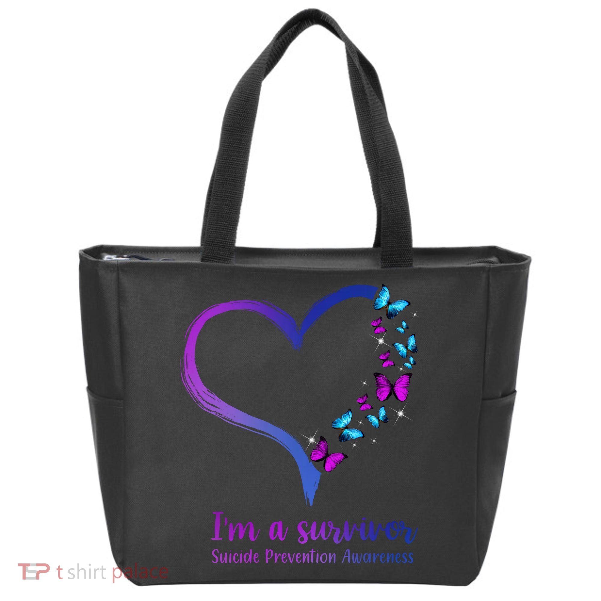 I'm A Survivor Suicide Prevention Awareness Tote Bag