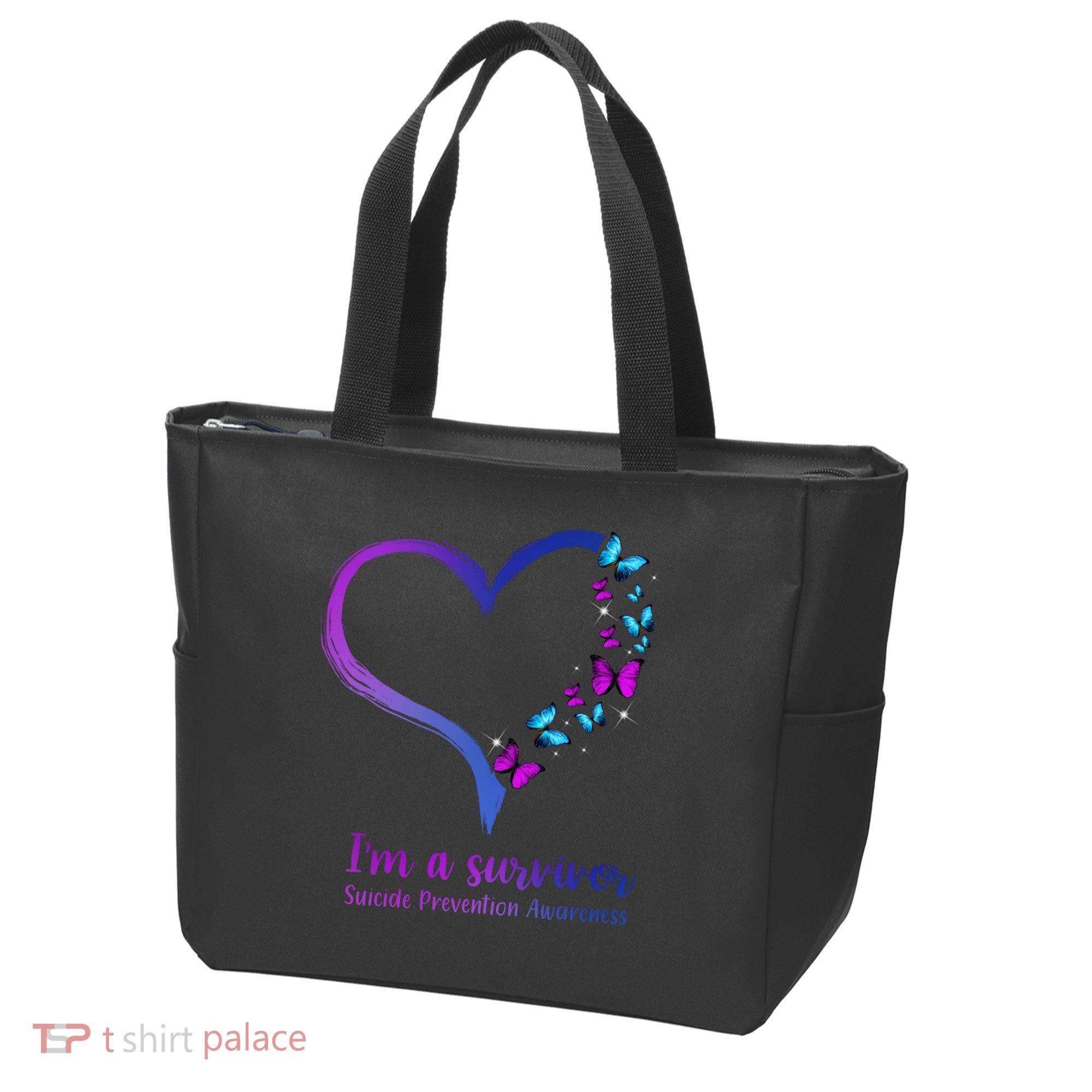 I'm A Survivor Suicide Prevention Awareness Tote Bag