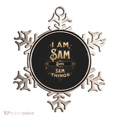 I Am Sam Doing Sam Things Funny Celebration Cool Gift Ornament