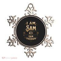 I Am Sam Doing Sam Things Funny Celebration Cool Gift Ornament thumb 0