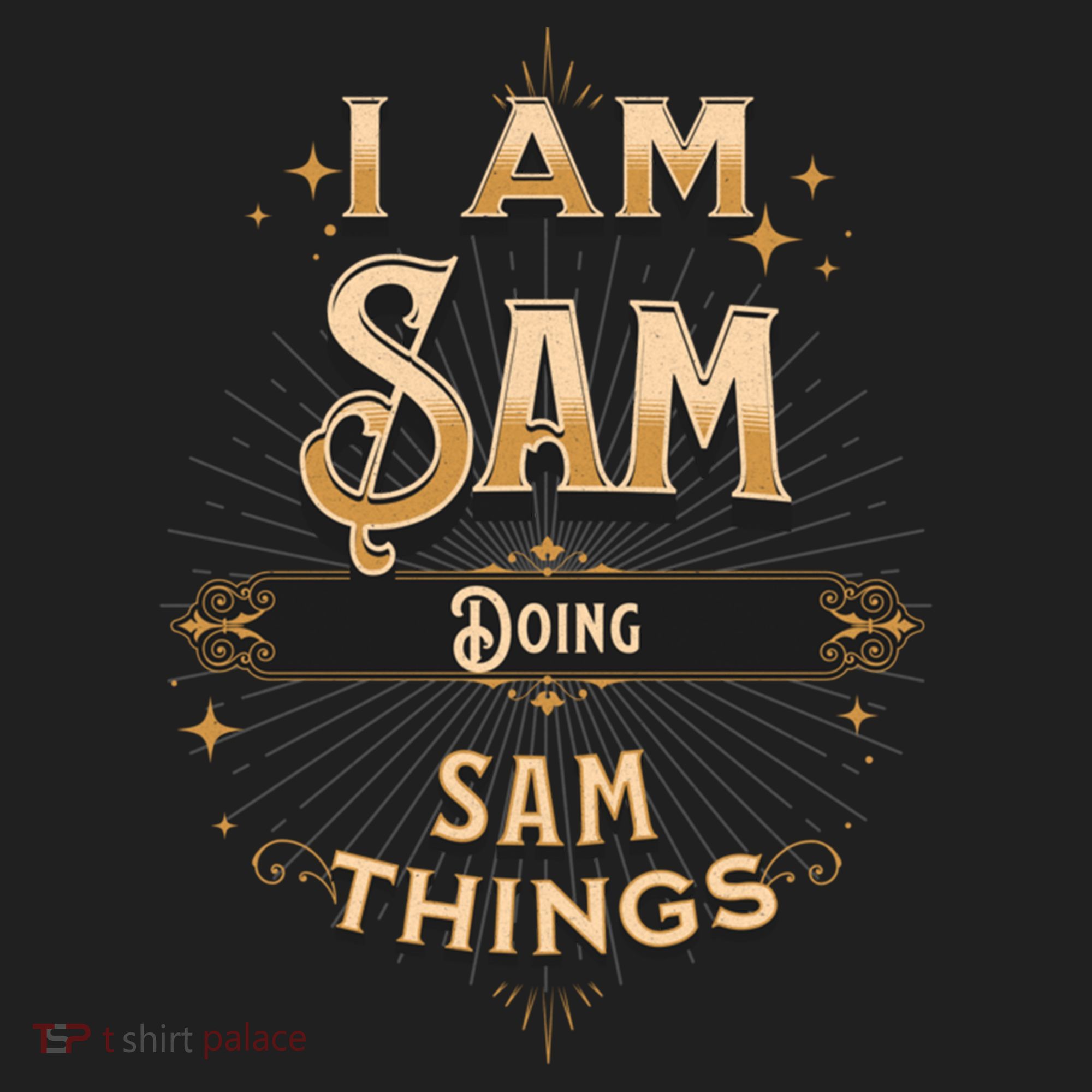 I Am Sam Doing Sam Things Funny Celebration Cool Gift Hat