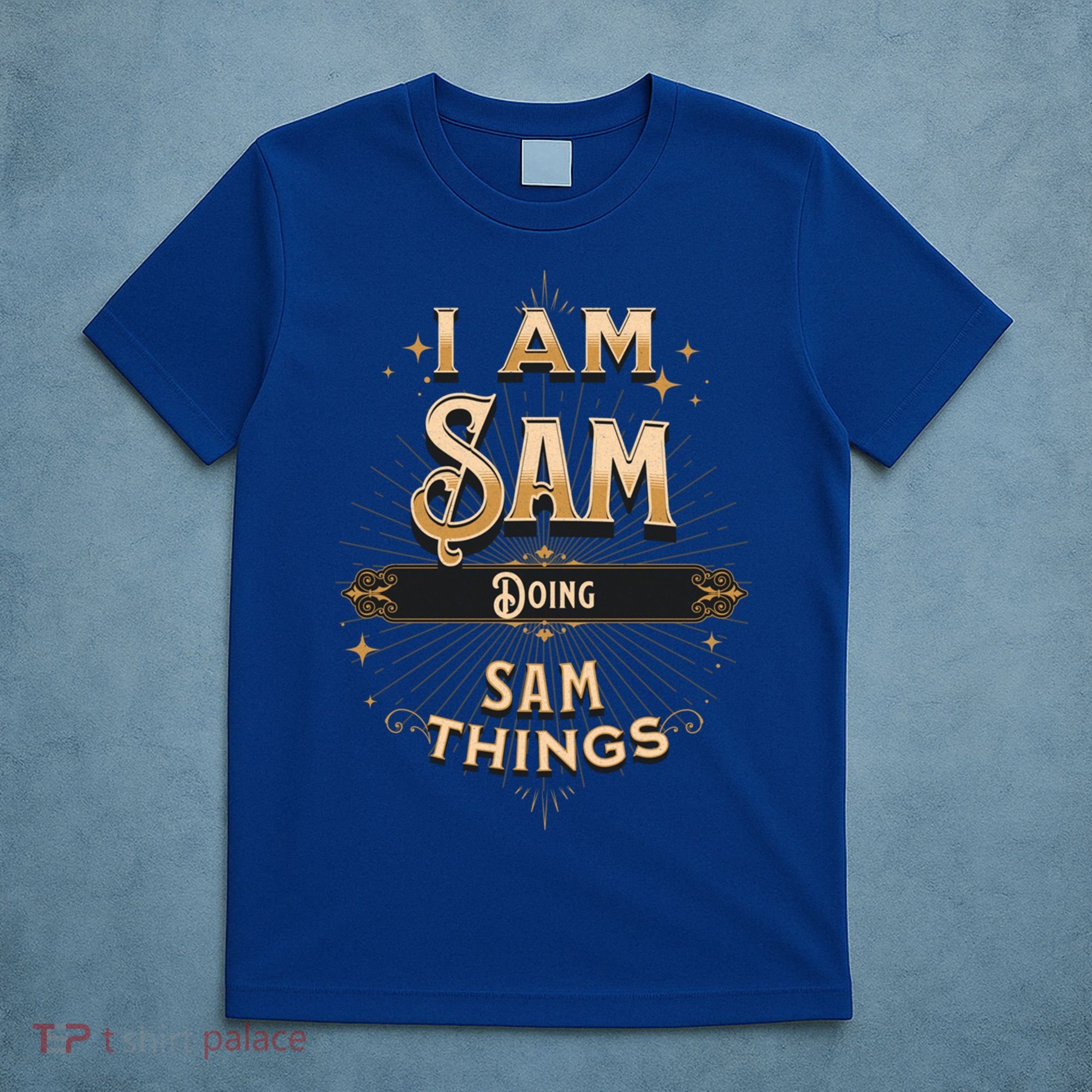 I Am Sam Doing Sam Things Funny Celebration Cool Gift T-Shirt