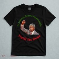 It Always Seems Impossible Until Its Done Nelson Mandela Day T-Shirt thumb 5