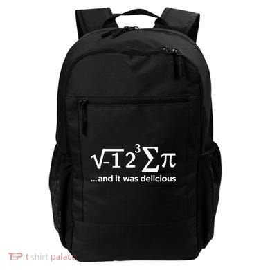 I Ate Some Pie And It Was Delicious I Ate Some Pi Math Backpack