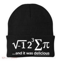 I Ate Some Pie And It Was Delicious I Ate Some Pi Math Beanie thumb 0