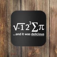 I Ate Some Pie And It Was Delicious I Ate Some Pi Math Coaster thumb 0
