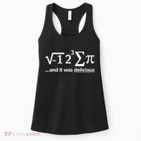 I Ate Some Pie And It Was Delicious I Ate Some Pi Math Women's Tank Top thumb 0