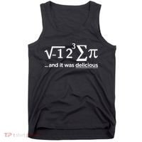 I Ate Some Pie And It Was Delicious I Ate Some Pi Math Tank Top thumb 0
