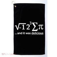 I Ate Some Pie And It Was Delicious I Ate Some Pi Math Golf Towel thumb 0