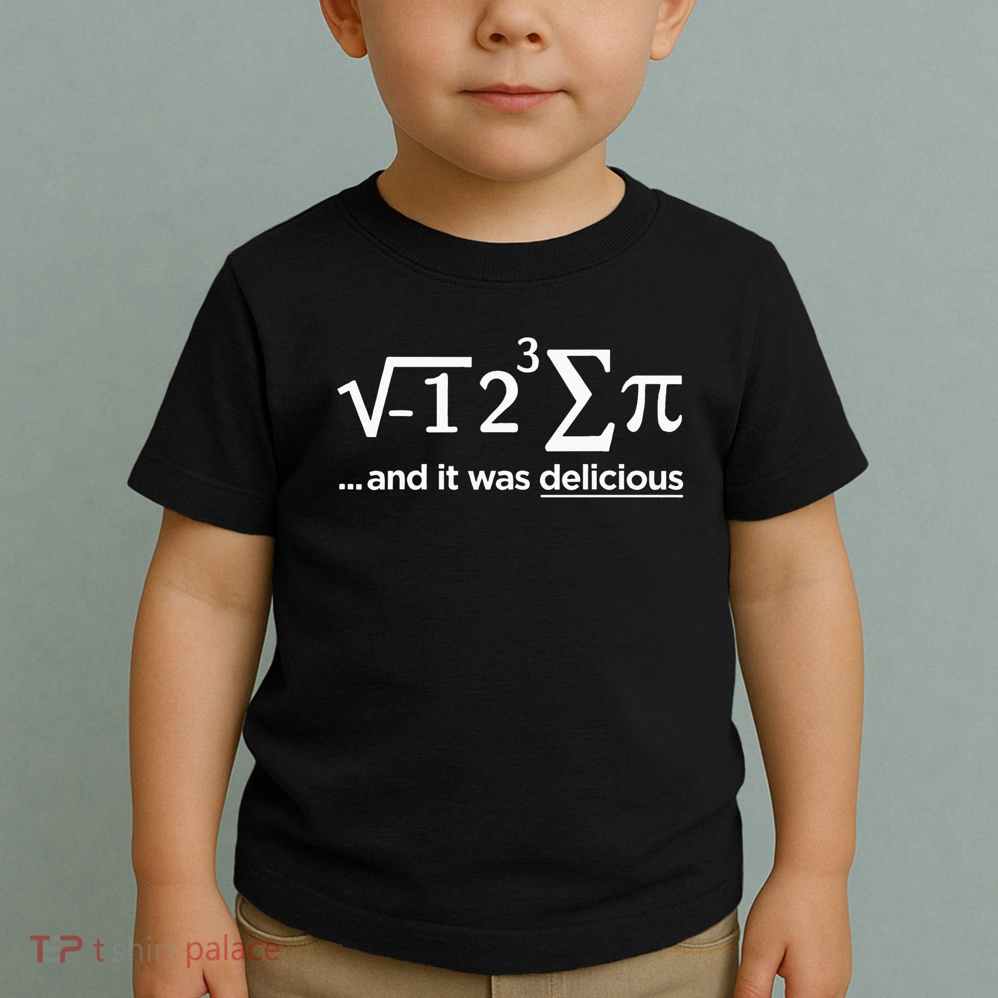 I Ate Some Pie And It Was Delicious I Ate Some Pi Math Toddler T-Shirt
