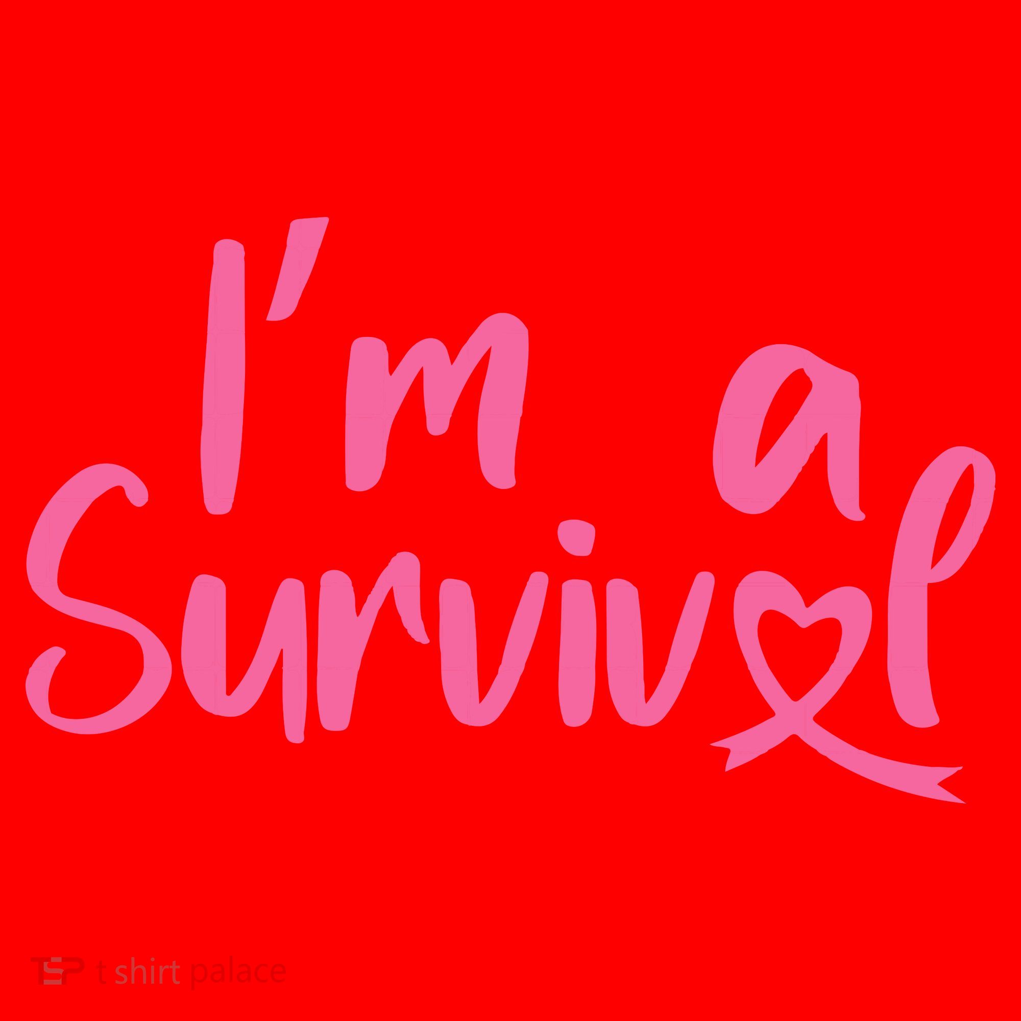 I'm A Survivor Cancer, Pink Ribbon, Breast Cancer Santa Hat