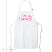 I'm A Survivor Cancer, Pink Ribbon, Breast Cancer Apron thumb 0