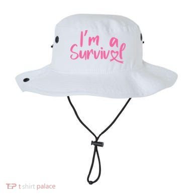 I'm A Survivor Cancer, Pink Ribbon, Breast Cancer Bucket Hat