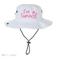 I'm A Survivor Cancer, Pink Ribbon, Breast Cancer Bucket Hat thumb 0