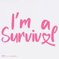 I'm A Survivor Cancer, Pink Ribbon, Breast Cancer Women's Long Sleeve Shirt thumb 2