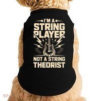I'm A String Player Not A String Theorist Electric Guitars Gift Doggie Tank thumb 0
