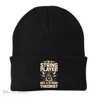 I'm A String Player Not A String Theorist Electric Guitars Gift Beanie thumb 0