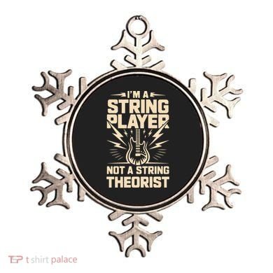 I'm A String Player Not A String Theorist Electric Guitars Gift Ornament