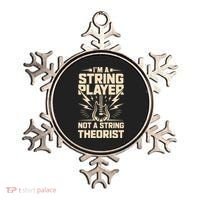 I'm A String Player Not A String Theorist Electric Guitars Gift Ornament thumb 0