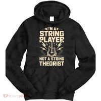 I'm A String Player Not A String Theorist Electric Guitars Gift Tie Dye Hoodie thumb 0