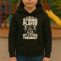 I'm A String Player Not A String Theorist Electric Guitars Gift Kids Hoodie thumb 3