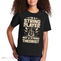 I'm A String Player Not A String Theorist Electric Guitars Gift Kids T-Shirt thumb 2