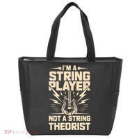 I'm A String Player Not A String Theorist Electric Guitars Gift Tote Bag thumb 0
