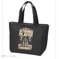 I'm A String Player Not A String Theorist Electric Guitars Gift Tote Bag thumb 3