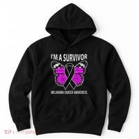 Im A Survivor Melanoma Skin Cancer Awareness Hoodie thumb 0