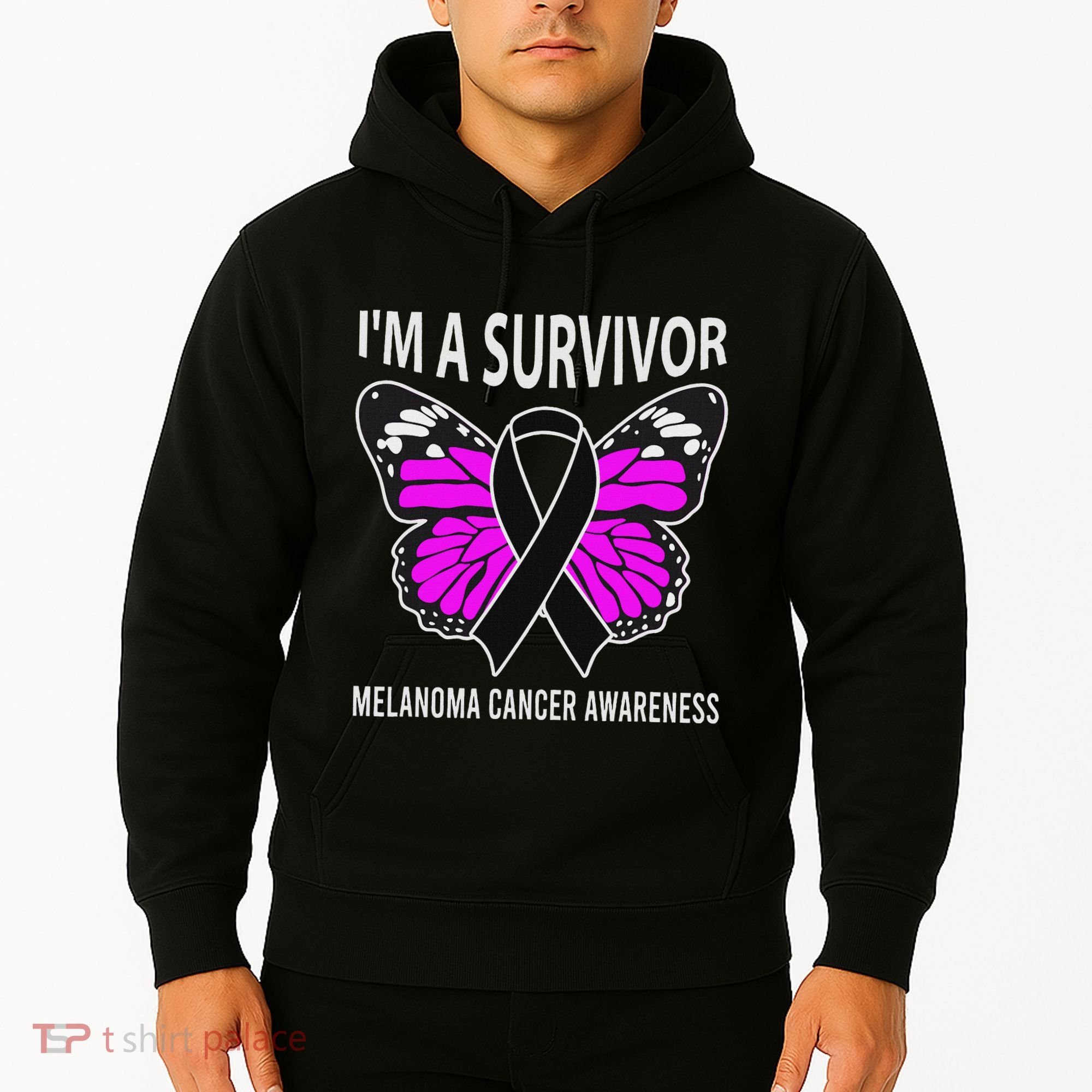 Im A Survivor Melanoma Skin Cancer Awareness Hoodie