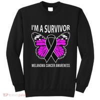 Im A Survivor Melanoma Skin Cancer Awareness Sweatshirt thumb 0