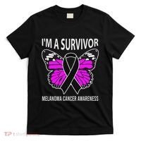 Im A Survivor Melanoma Skin Cancer Awareness T-Shirt thumb 0