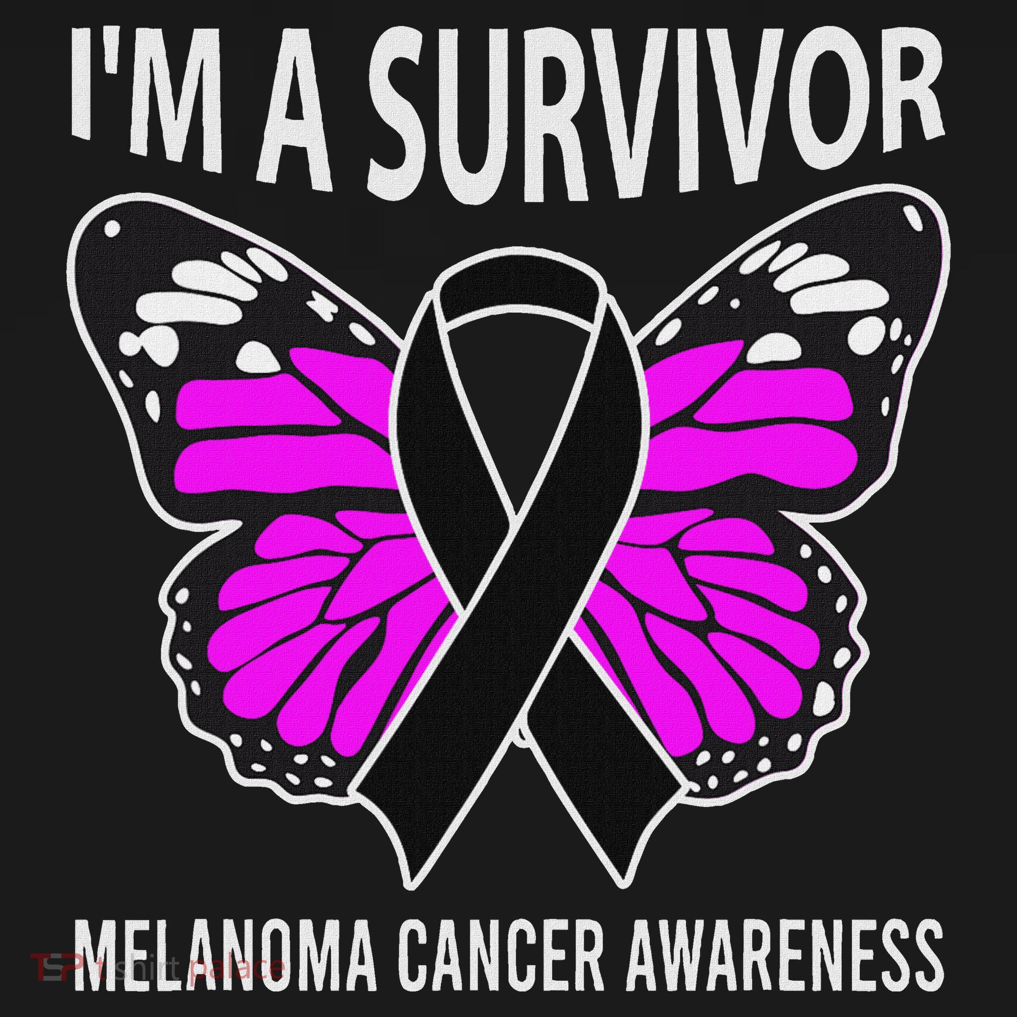 Im A Survivor Melanoma Skin Cancer Awareness Women's Hoodie