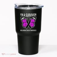 Im A Survivor Melanoma Skin Cancer Awareness Tumbler thumb 0