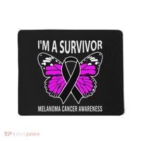Im A Survivor Melanoma Skin Cancer Awareness Mousepad thumb 0