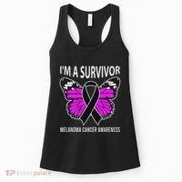 Im A Survivor Melanoma Skin Cancer Awareness Women's Tank Top thumb 0