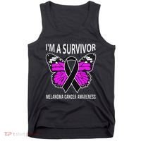Im A Survivor Melanoma Skin Cancer Awareness Tank Top thumb 0