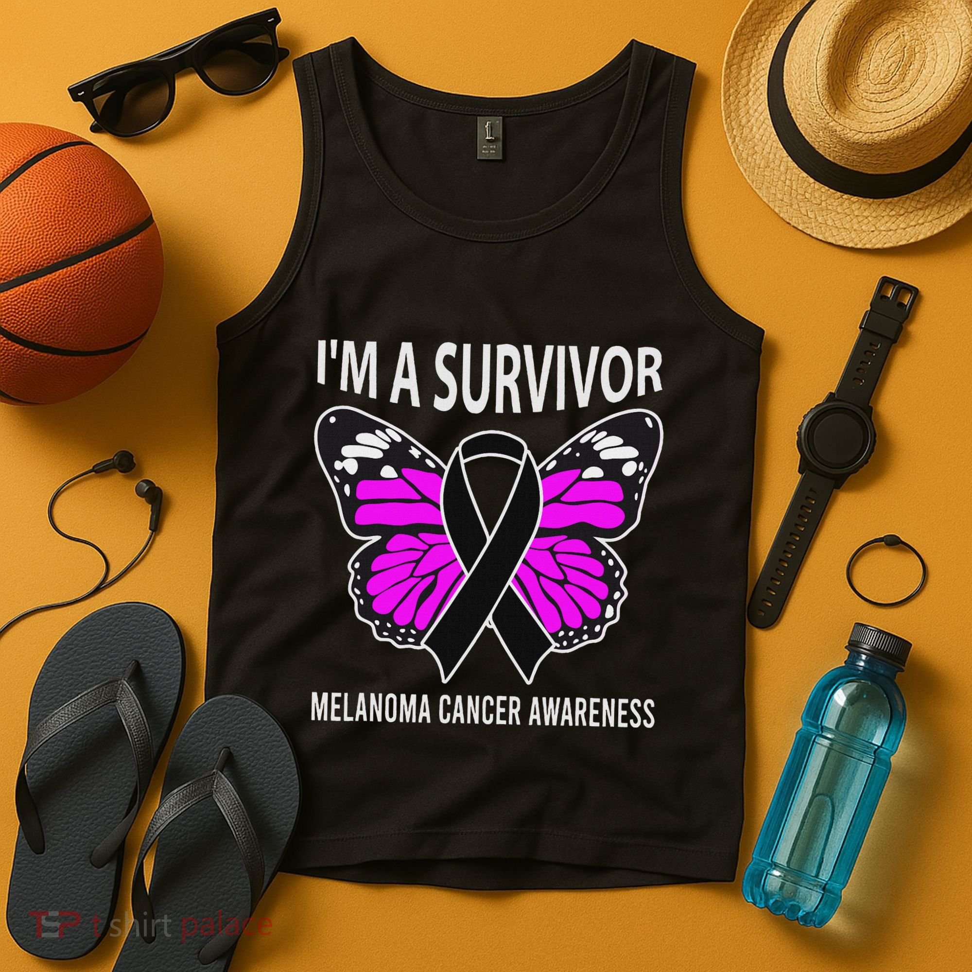 Im A Survivor Melanoma Skin Cancer Awareness Tank Top