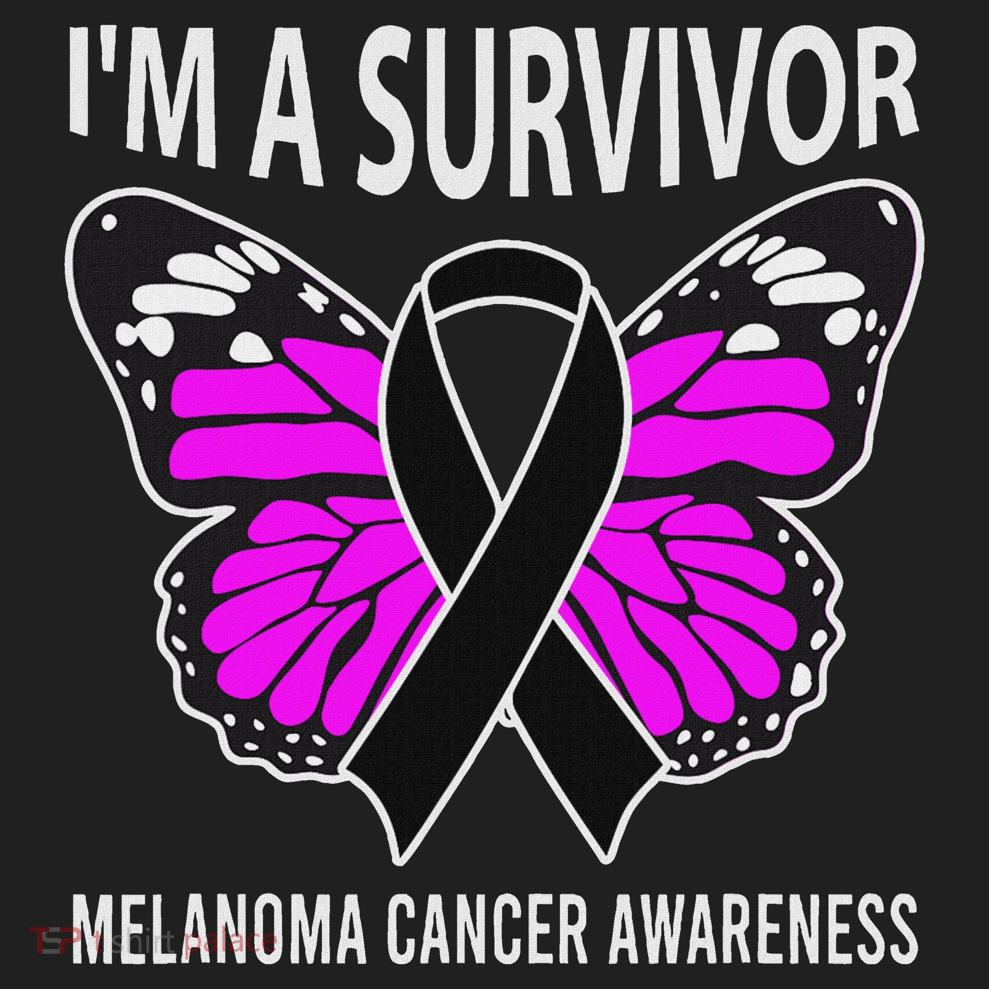 Im A Survivor Melanoma Skin Cancer Awareness Golf Towel