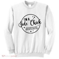 IM A Side Chick Funny Thanksgiving Food Sweatshirt thumb 0