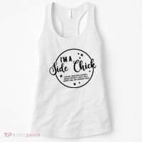IM A Side Chick Funny Thanksgiving Food Women's Tank Top thumb 0