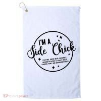 IM A Side Chick Funny Thanksgiving Food Golf Towel thumb 0