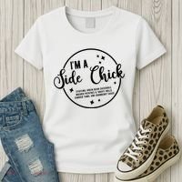 IM A Side Chick Funny Thanksgiving Food Women's T-Shirt thumb 3