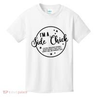 IM A Side Chick Funny Thanksgiving Food Kids T-Shirt thumb 0