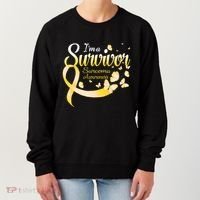 I'm A Survivor Sarcoma Awareness Butterfly Cute Gift Women's Sweatshirt thumb 0