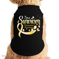 I'm A Survivor Sarcoma Awareness Butterfly Cute Gift Doggie Tank thumb 0